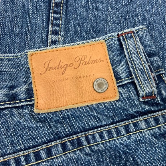 Vintage Tommy Bahama Indigo Palms Men's Bootcut Medium Wash Jeans 38/32 - Picture 12 of 16